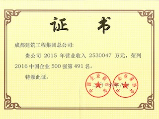 2016年中國企業(yè)500強(qiáng)